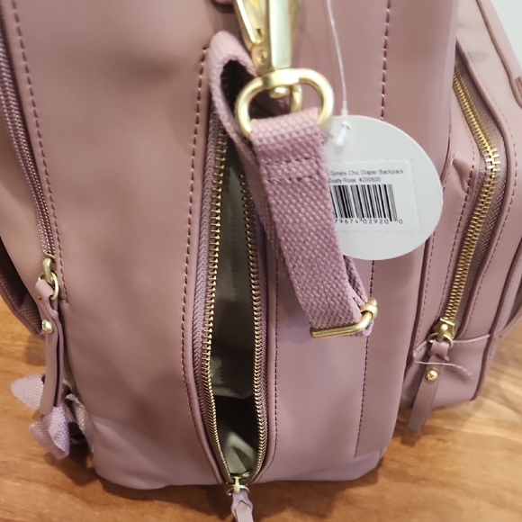 Skip Hop Mauve Baby Bag Backpack - Picture 8 of 11